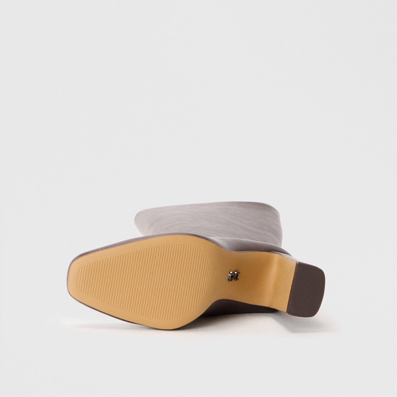 Steve Madden Ally Brown Leather Knee-High Heeled Boots Sz 6 BNWB - Picture 6 of 9